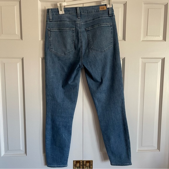 PAIGE Hoxton Crop High Rise Skinny Jeans, Size 29, EUC - Picture 5 of 11